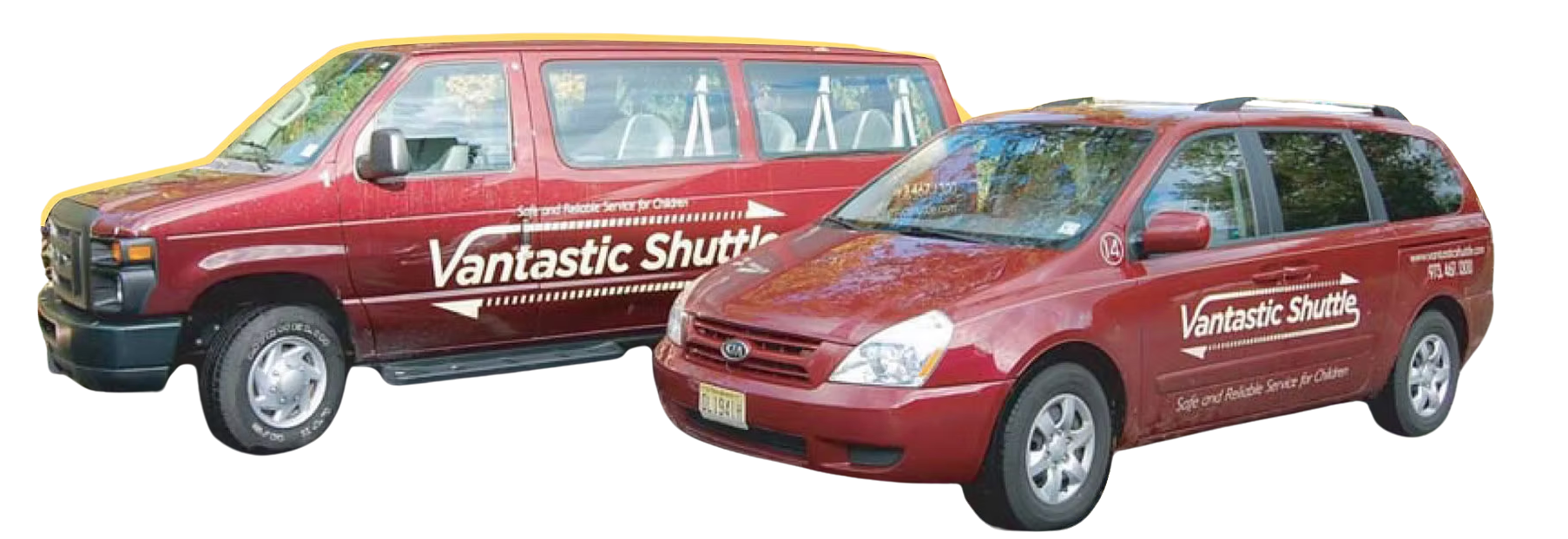 Vantastic Shuttle vans — large group van and family van